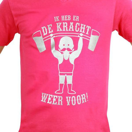 Feestbazaar Toppers T-shirt man 'Ik heb er de kracht weer voor'