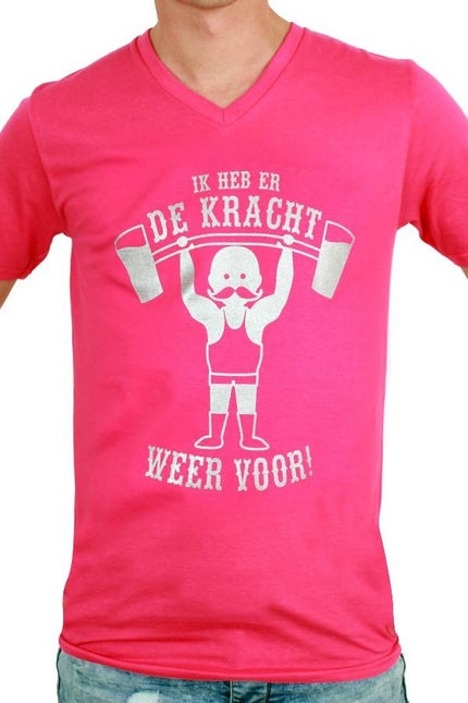 Feestbazaar Toppers T-shirt man 'Ik heb er de kracht weer voor'
