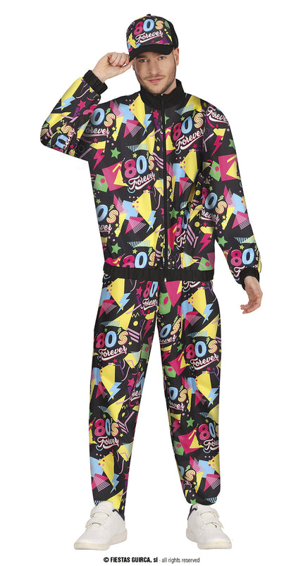 Feestbazaar Tracksuit Heren Party 80's Forever