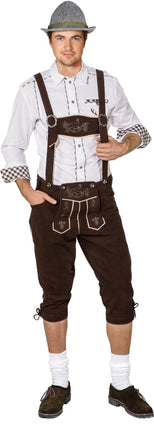 Feestbazaar Traditionele Tiroler Broek Bruin Lang Maximilian