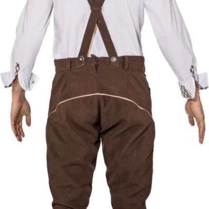 Feestbazaar Traditionele Tiroler Broek Bruin Lang Maximilian