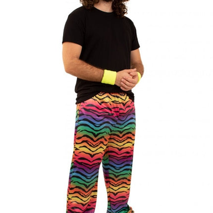 Feestbazaar Trainingsbroek neon tijger unisex