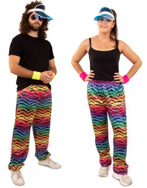 Feestbazaar Trainingsbroek neon tijger unisex