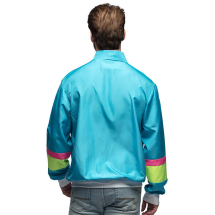 Feestbazaar Trainingsjas 90's Retro Dude Blauw Renzo