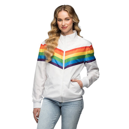 Feestbazaar Trainingsjasje Vintage Rainbow Babe