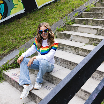 Feestbazaar Trainingsjasje Vintage Rainbow Babe