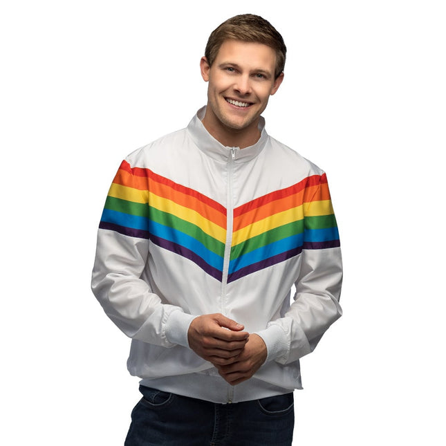 Feestbazaar Trainingsjasje Vintage Rainbow Dude