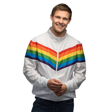 Feestbazaar Trainingsjasje Vintage Rainbow Dude