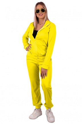 Feestbazaar Trainingspak Basic Neon Geel Dames