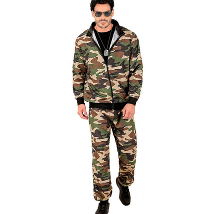 Feestbazaar Trainingspak Camouflage Militair Unisex
