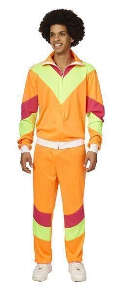 Feestbazaar Trainingspak Carnaval Fluor Oranje