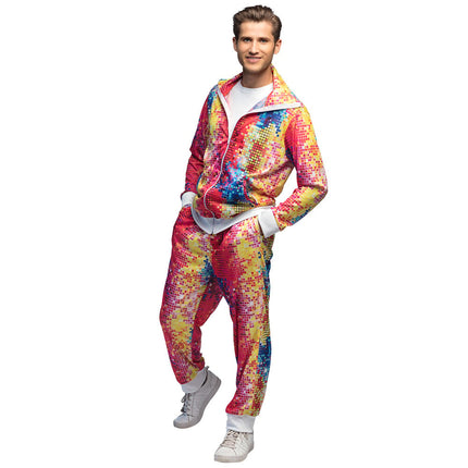 Feestbazaar Trainingspak Disco Dude Heren