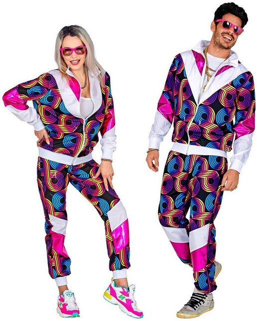 Feestbazaar Trainingspak Disco Fever 80's Unisex