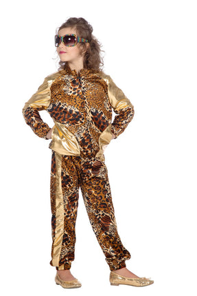 Feestbazaar Trainingspak kind panter