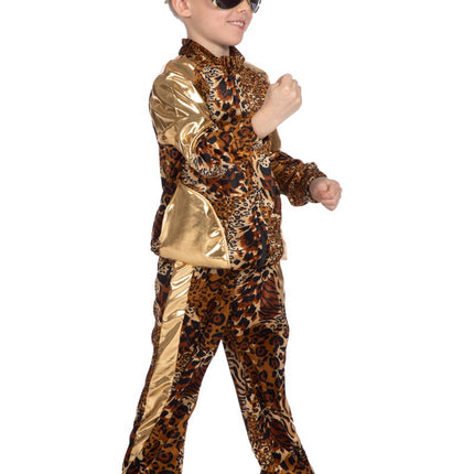 Feestbazaar Trainingspak kind panter