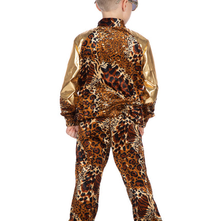 Feestbazaar Trainingspak kind panter