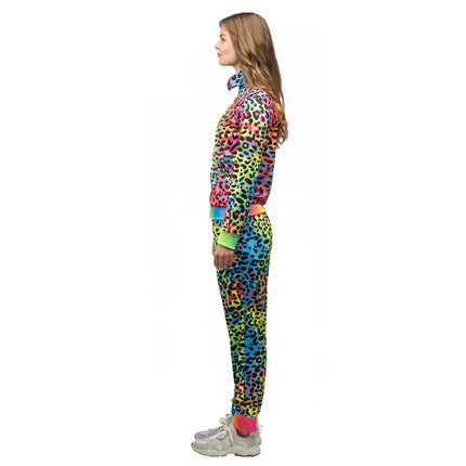Feestbazaar Trainingspak Leopard Art Babe UV
