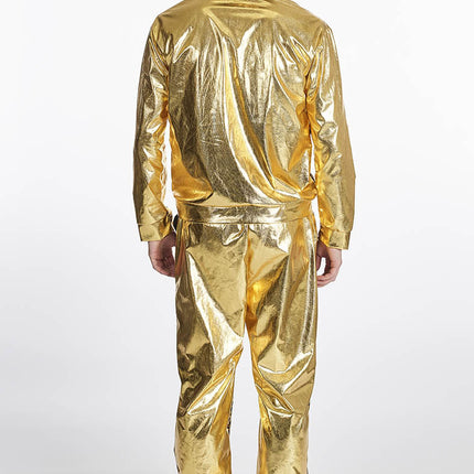 Feestbazaar Trainingspak Luipaard Print Goud Man Marcello