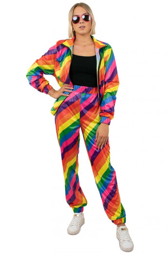 Feestbazaar Trainingspak Regenboog Dames
