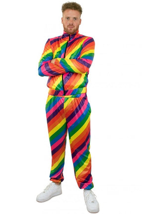 Feestbazaar Trainingspak Regenboog Heren