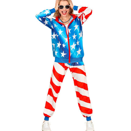 Feestbazaar Trainingspak USA Unisex