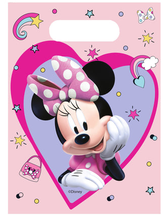 Feestbazaar Traktatiezakjes Minnie Mouse Junior (6st)