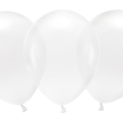 Feestbazaar Transparante ballonnen 30cm 10 stuks