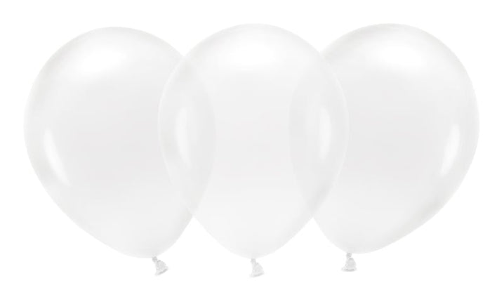 Feestbazaar Transparante ballonnen 30cm 10 stuks