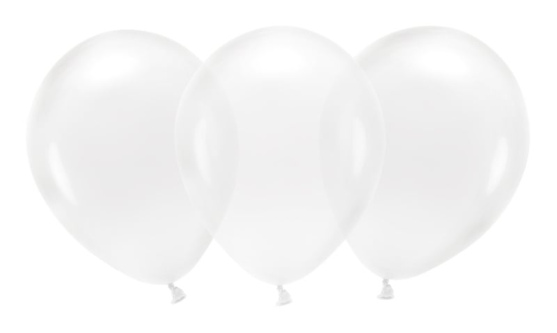 Feestbazaar Transparante ballonnen 30cm 10 stuks