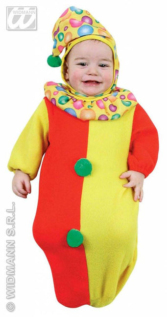 Feestbazaar Trappelzak baby clowntje