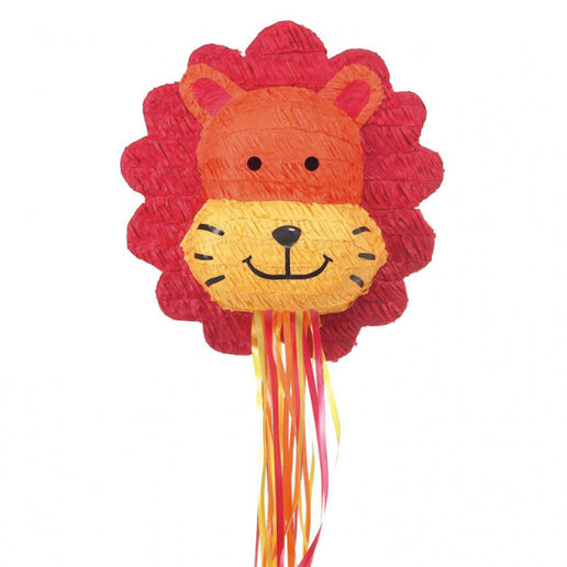 Feestbazaar Trekpiñata Leeuw - 39.9x41.9 cm