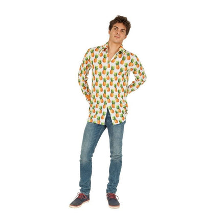 Feestbazaar Tropische Ananas Blouse Hawaii Mano
