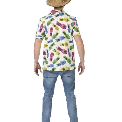 Feestbazaar Tropische Ananas blouse Hawaii
