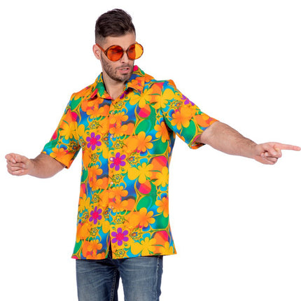 Feestbazaar Tropische blouse bloemen