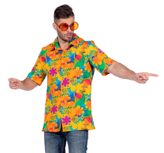 Feestbazaar Tropische blouse bloemen