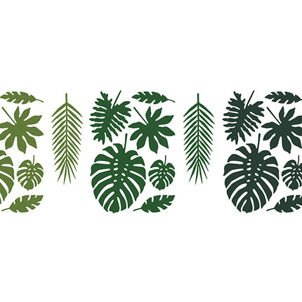 Feestbazaar Tropische Decoratie Blaadjes Aloha (21 stuks)