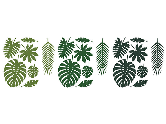 Feestbazaar Tropische Decoratie Blaadjes Aloha (21 stuks)