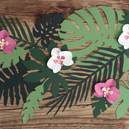 Feestbazaar Tropische Decoratie Blaadjes Aloha (21 stuks)