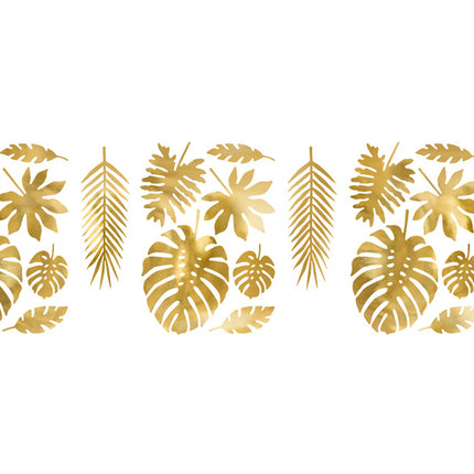 Feestbazaar Tropische Decoratie Bladeren Goud