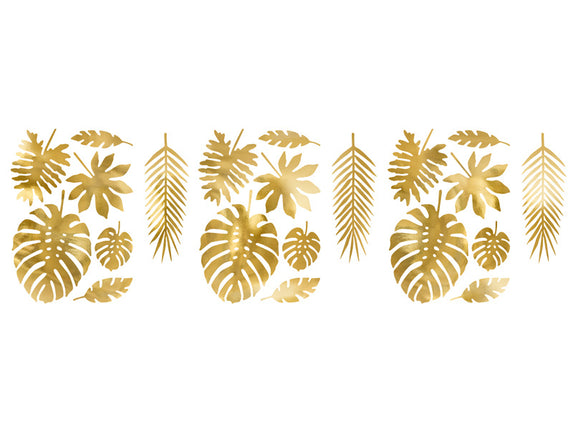 Feestbazaar Tropische Decoratie Bladeren Goud