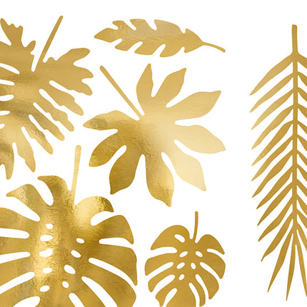 Feestbazaar Tropische Decoratie Bladeren Goud