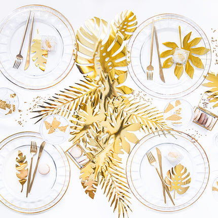 Feestbazaar Tropische Decoratie Bladeren Goud