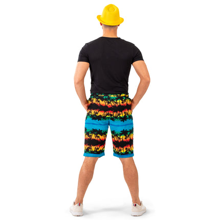 Feestbazaar Tropische Hawaii Broek Sunset Heren