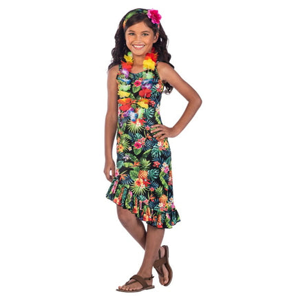 Feestbazaar Tropische Hawaii Jurk Kind