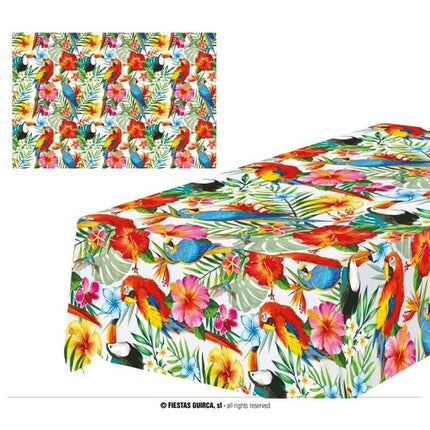 Feestbazaar Tropische Tafelkleed Toekan Hawaii (137x274cm)