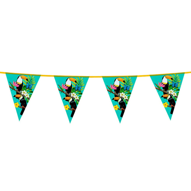 Feestbazaar Tropische Toekan Vlaggenlijn - 6m