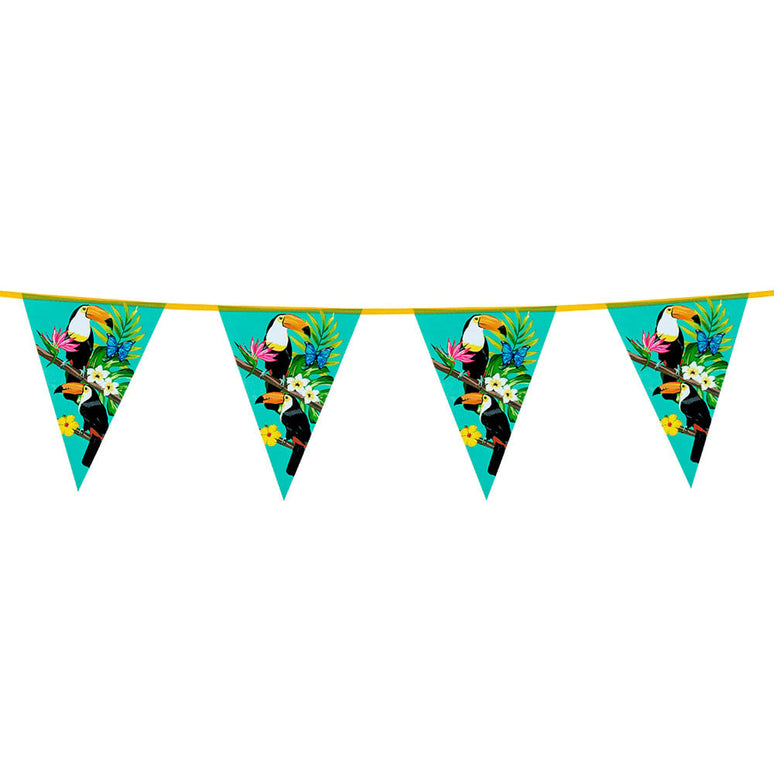 Feestbazaar Tropische Toekan Vlaggenlijn - 6m