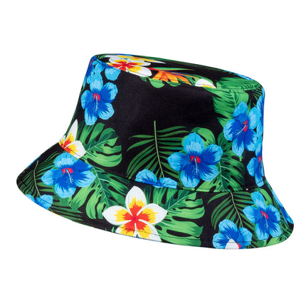 Feestbazaar Tropische Toerist Hoed En Vest Set