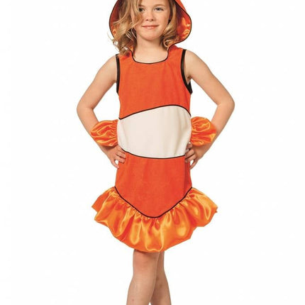 Feestbazaar Tropische vissenpakje kind oranje