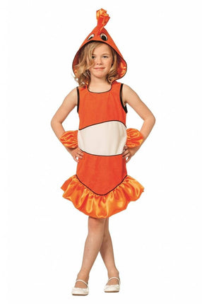 Feestbazaar Tropische vissenpakje kind oranje